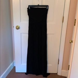 Black maxi dress
